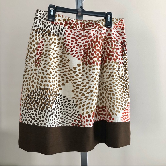 Banana Republic Dresses & Skirts - BANANA REPUBLIC SKIRT SIZE 2 BROWN 2 POCKETS IN FRONT LINED SILK    WGOT